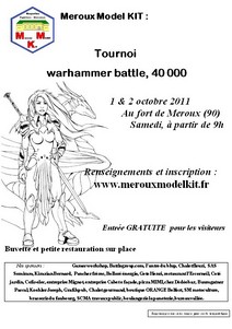 MMK, affiche 2011 tournoi Warhammer